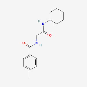 N-(2-(cyclohexylamino)-2-oxoethyl)-4-methylbenzamide