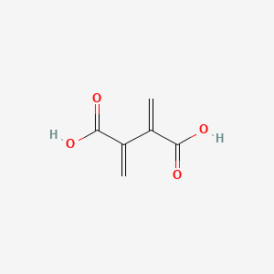 molecular formula C6H6O4 B1214040 2,3-Methylenesuccinic acid CAS No. 488-20-0