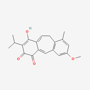molecular formula C20H20O4 B1214044 Fruticulin A CAS No. 106664-40-8