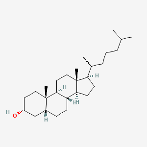 molecular formula C27H48O B1214048 Epicoprostanol CAS No. 516-92-7