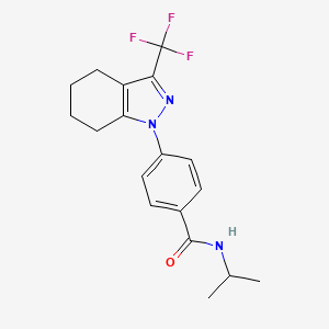 N-Isopropyl-4-(3-trifluoromethyl-4,5,6,7-tetrahydro-indazol-1-yl)-benzamide