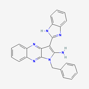 3-(1H-benzimidazol-2-yl)-1-benzyl-1H-pyrrolo[2,3-b]quinoxalin-2-amine