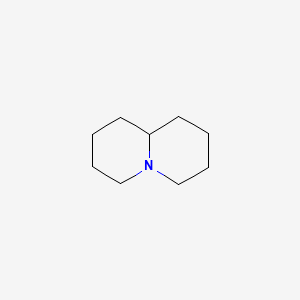 molecular formula C9H17N B1214090 Quinolizidine CAS No. 493-10-7