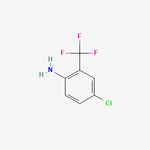 B1214093 4-Chloro-2-(trifluoromethyl)aniline CAS No. 445-03-4