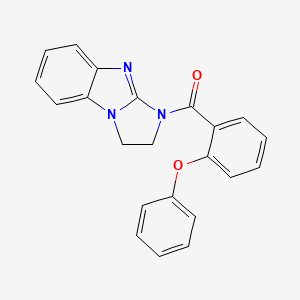 5-(2-Phenoxybenzoyl)-2,5,7-triazatricyclo[6.4.0.0^{2,6}]dodeca-1(8),6,9,11-tetraene