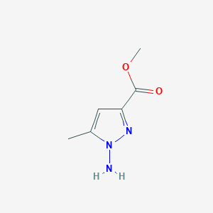 B121414 Methyl 1-amino-5-methyl-1H-pyrazole-3-carboxylate CAS No. 150017-49-5