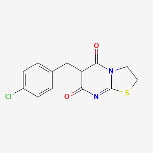 molecular formula C13H11ClN2O2S B1214140 Nuclomedone CAS No. 75963-52-9