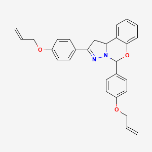 2,5-Bis[4-(prop-2-en-1-yloxy)phenyl]-1,10b-dihydropyrazolo[1,5-c][1,3]benzoxazine