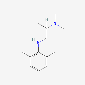 molecular formula C13H22N2 B1214155 1-(2,6-Dimethylphenylamino)-2-dimethylaminopropane CAS No. 83843-49-6