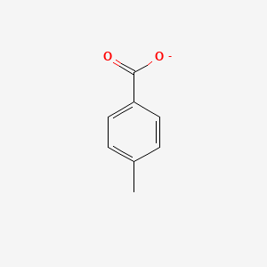 molecular formula C8H7O2- B1214165 p-Toluate CAS No. 5118-31-0