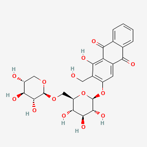 molecular formula C26H28O14 B1214170 Lucidinprimeveroside CAS No. 29706-59-0