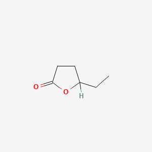 molecular formula C6H10O2 B1214175 gamma-Caprolactone CAS No. 695-06-7