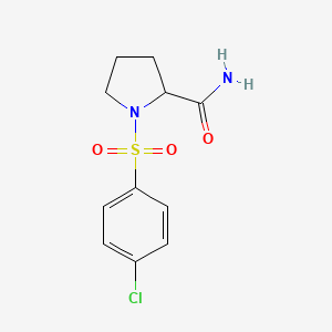 1-[(4-Chlorophenyl)sulfonyl]prolinamide