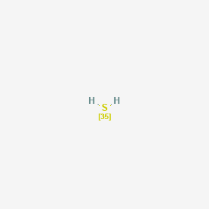 molecular formula H2S B1214183 Sulfur-35 CAS No. 13765-09-8