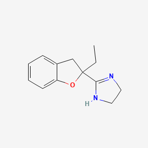 molecular formula C13H16N2O B1214185 Efaroxan CAS No. 89197-32-0