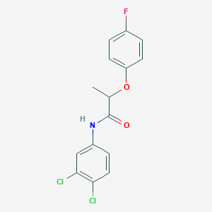 N-(3,4-dichlorophenyl)-2-(4-fluorophenoxy)propanamide