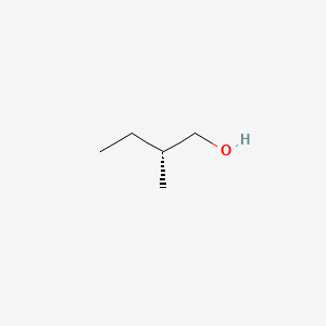 molecular formula C5H12O B1214224 (+)-2-甲基-1-丁醇 CAS No. 616-16-0