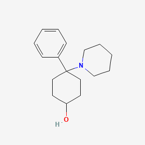 molecular formula C17H25NO B1214252 4-Phenyl-4-piperidinocyclohexanol CAS No. 60756-83-4