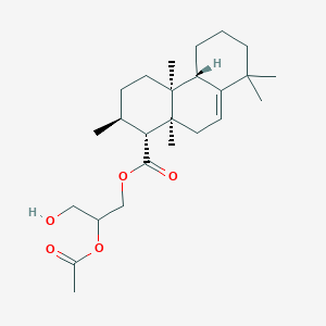 2-(Acetyloxy)-3-hydroxypropyl 2,4a,8,8,10a-pentamethyl-1,2,3,4,4a,4b,5,6,7,8,10,10a-dodecahydrophenanthrene-1-carboxylate