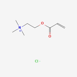 molecular formula C8H16ClNO2 B1214260 （2-(丙烯酰氧基)乙基）三甲基氯化铵 CAS No. 44992-01-0