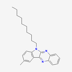 6-decyl-9-methyl-6H-indolo[2,3-b]quinoxaline