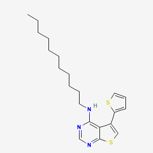 (5-(2-Thienyl)thiopheno[3,2-e]pyrimidin-4-yl)undecylamine