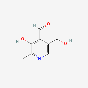 molecular formula C8H9NO3 B1214274 Pyridoxal CAS No. 66-72-8