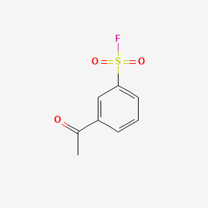 molecular formula C8H7FO3S B1214300 3-Acetylbenzenesulfonyl fluoride CAS No. 709-60-4