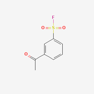 molecular formula C8H7FO3S B1214300 3-アセチルベンゼンスルホニルフルオライド CAS No. 709-60-4