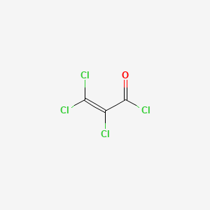 molecular formula C3Cl4O B1214301 2,3,3-三氯丙烯酰氯 CAS No. 815-58-7