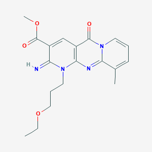 molecular formula C19H22N4O4 B12143018 Agn-PC-0loxzx CAS No. 6431-57-8