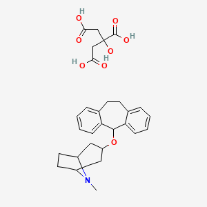 molecular formula C29H35NO8 B1214304 溴索隆 CAS No. 2169-75-7