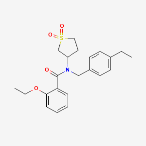 N-(1,1-dioxidotetrahydrothiophen-3-yl)-2-ethoxy-N-(4-ethylbenzyl)benzamide