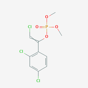 molecular formula C10H10Cl3O4P B1214305 Dimetilvinfos CAS No. 2274-67-1