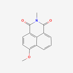 molecular formula C14H11NO3 B1214306 6-Methoxy-2-methyl-1H-benzo[de]isoquinoline-1,3(2H)-dione CAS No. 3271-05-4