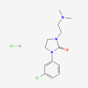 molecular formula C13H19Cl2N3O B1214308 Imidoline hydrochloride CAS No. 5588-31-8