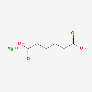 molecular formula C6H8MgO4 B1214309 Magnesium adipate CAS No. 7486-39-7