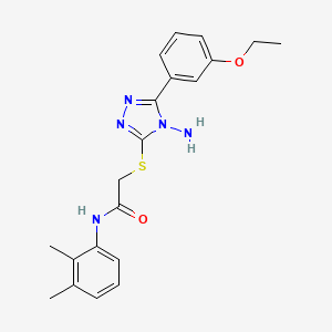 2-{[4-amino-5-(3-ethoxyphenyl)-4H-1,2,4-triazol-3-yl]sulfanyl}-N-(2,3-dimethylphenyl)acetamide