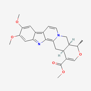 molecular formula C23H24N2O5 B1214321 Bleekerine CAS No. 41758-43-4