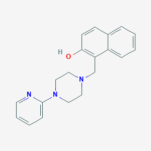 1-{[4-(Pyridin-2-yl)piperazin-1-yl]methyl}naphthalen-2-ol