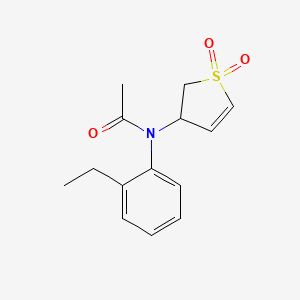 N-(1,1-dioxido-2,3-dihydrothien-3-yl)-N-(2-ethylphenyl)acetamide