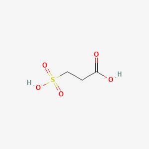 molecular formula C3H6O5S B1214338 3-Sulfopropanoic acid CAS No. 6306-41-8