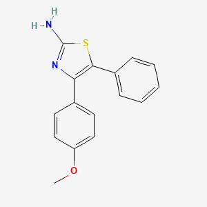 2-Thiazolamine, 4-(4-methoxyphenyl)-5-phenyl-