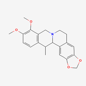 molecular formula C21H23NO4 B1214350 13-Methyltetrahydroberberine CAS No. 61116-97-0