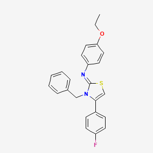 N-[(2Z)-3-benzyl-4-(4-fluorophenyl)-1,3-thiazol-2(3H)-ylidene]-4-ethoxyaniline