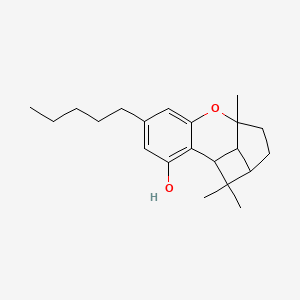 molecular formula C21H30O2 B1214379 Cannabicyclol CAS No. 21366-63-2