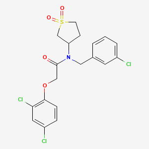 N-(3-chlorobenzyl)-2-(2,4-dichlorophenoxy)-N-(1,1-dioxidotetrahydrothiophen-3-yl)acetamide