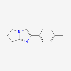 molecular formula C13H14N2 B12143952 2-(4-methylphenyl)-6,7-dihydro-5H-pyrrolo[1,2-a]imidazole CAS No. 107392-73-4