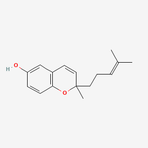 molecular formula C16H20O2 B1214397 2-Methyl-2-(4-methylpent-3-enyl)-2H-chromen-6-ol CAS No. 63025-48-9
