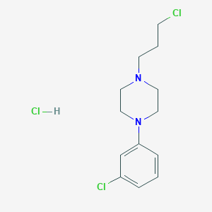 molecular formula C13H19Cl3N2 B121440 1-(3-氯苯基)-4-(3-氯丙基)哌嗪盐酸盐 CAS No. 52605-52-4